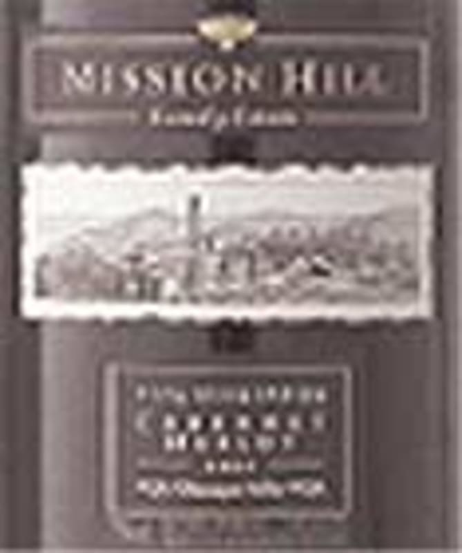 Mission Hill Cabernet-Merlot 2001 Front Label