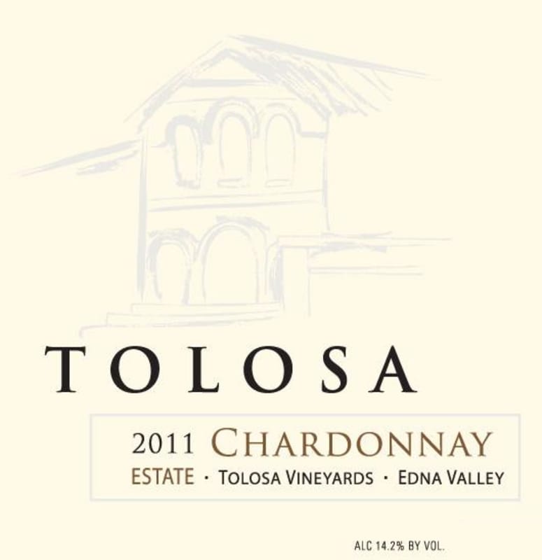 Tolosa Winery Estate Chardonnay 2011 Front Label
