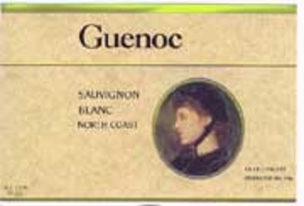Guenoc North Coast Sauvignon Blanc 2001 Front Label