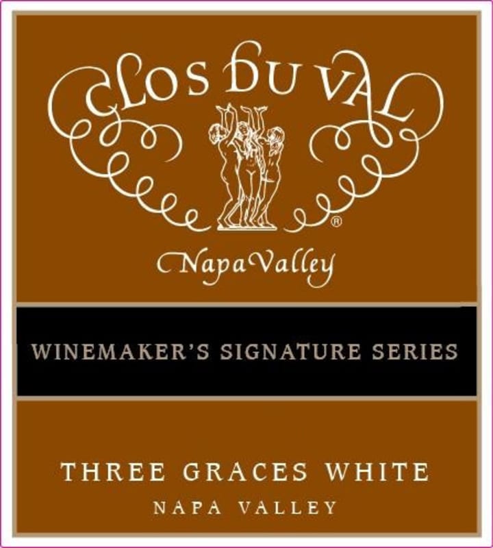 Clos du Val Winemaker's Signature Series Three Graces White Blend 2014 Front Label