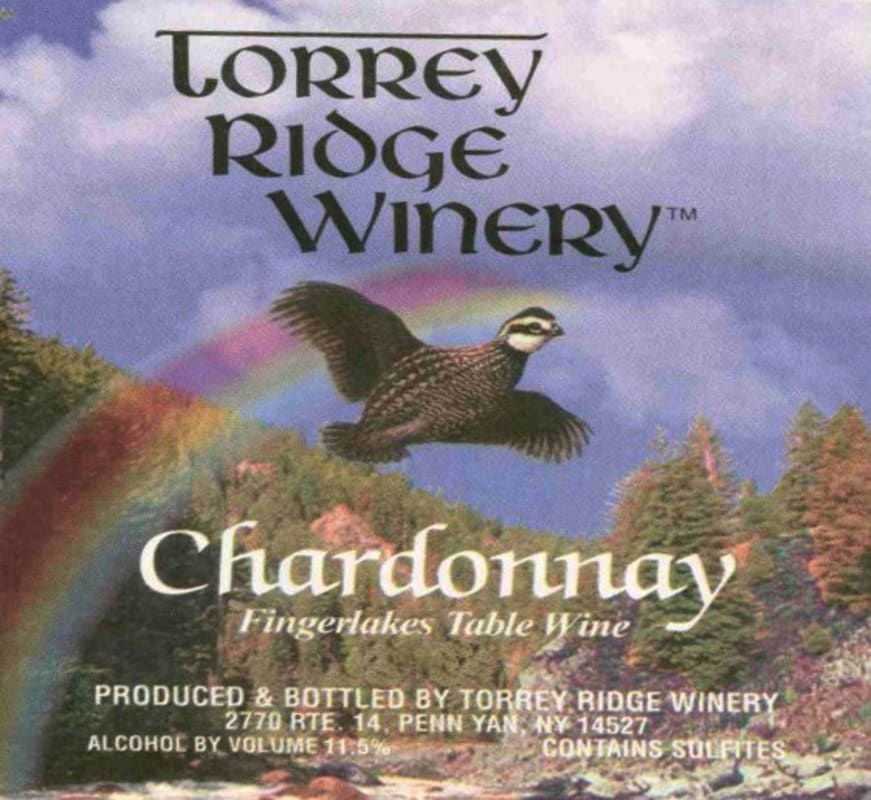 Torrey Ridge Winery Chardonnay 2002 Front Label