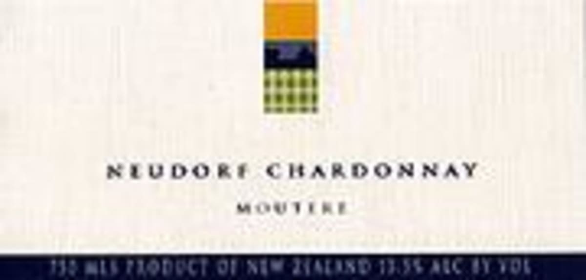 Neudorf Moutere Chardonnay 2001 Front Label