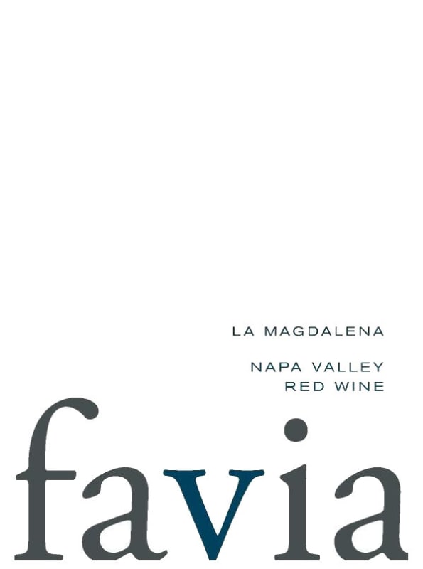 Favia La Magdelena Red 2013 Front Label
