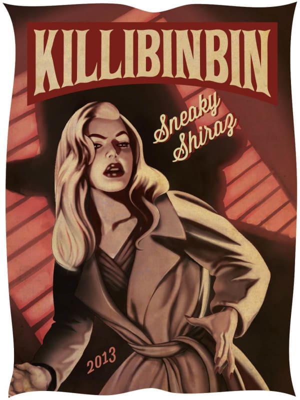 Killibinbin Sneaky Shiraz 2013 Front Label