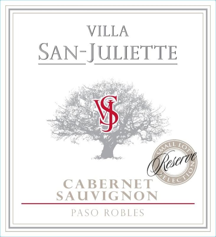 Villa San-Juliette Cabernet Sauvignon 2014 Front Label