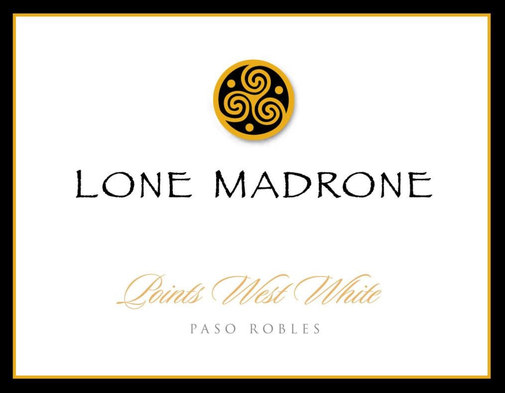 Lone Madrone Points West White 2010 Front Label