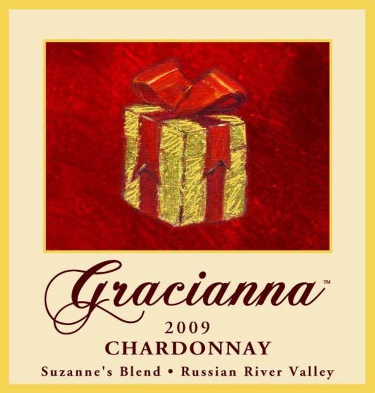 Gracianna Winery Suzannes Blend Chardonnay 2009 Front Label