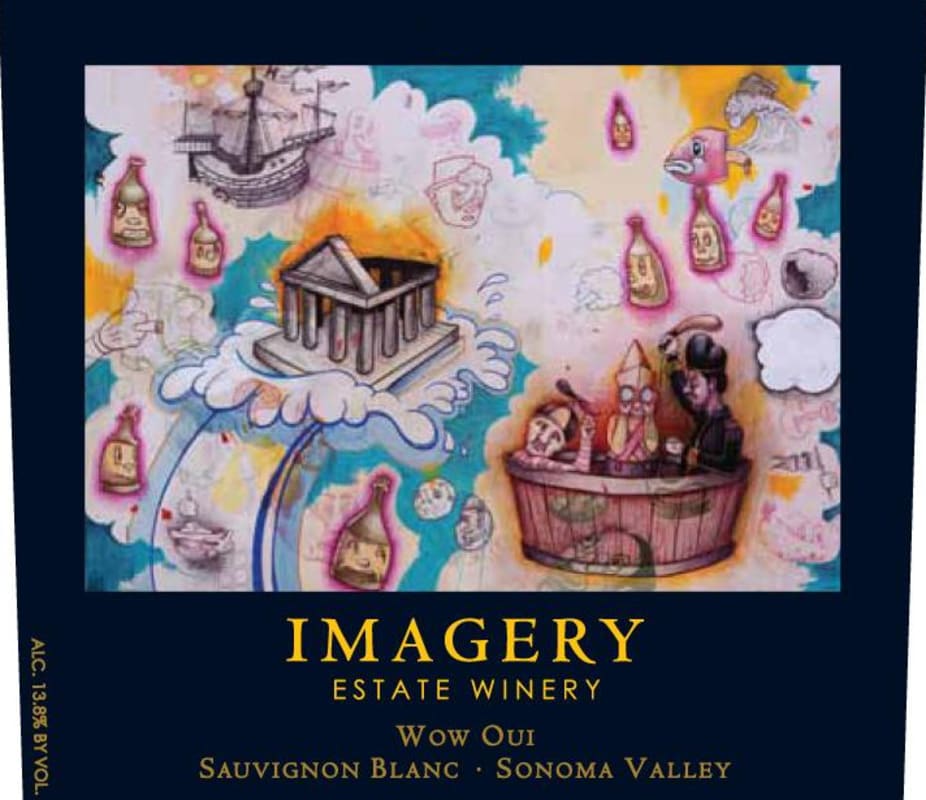 Imagery Estate Winery Wow Oui Sauvignon Blanc 2016 Front Label