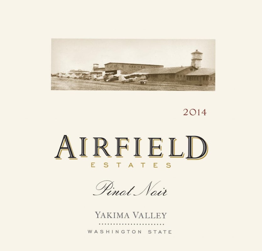 Airfield Estate Pinot Noir 2014 Front Label