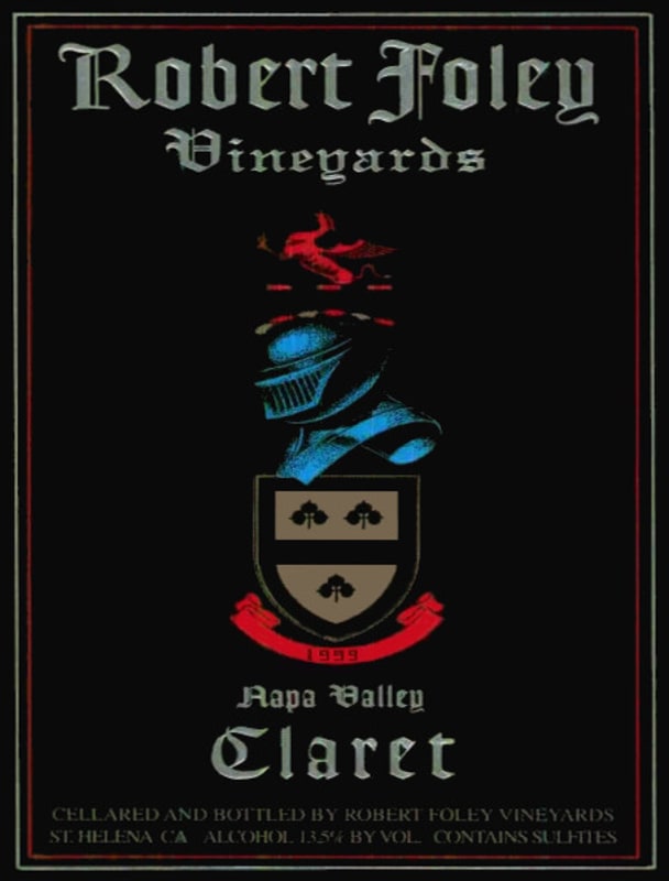 Robert Foley Vineyards Claret 1999 Front Label