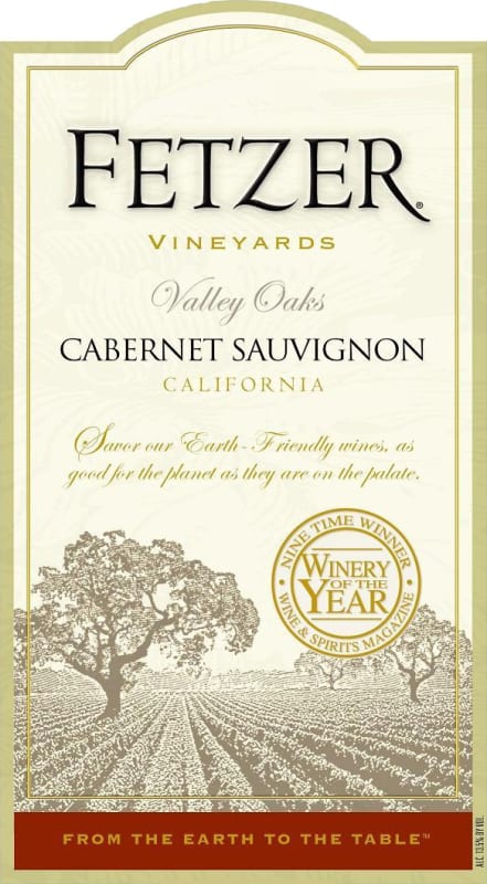 Fetzer Valley Oaks Cabernet Sauvignon 2006 Front Label