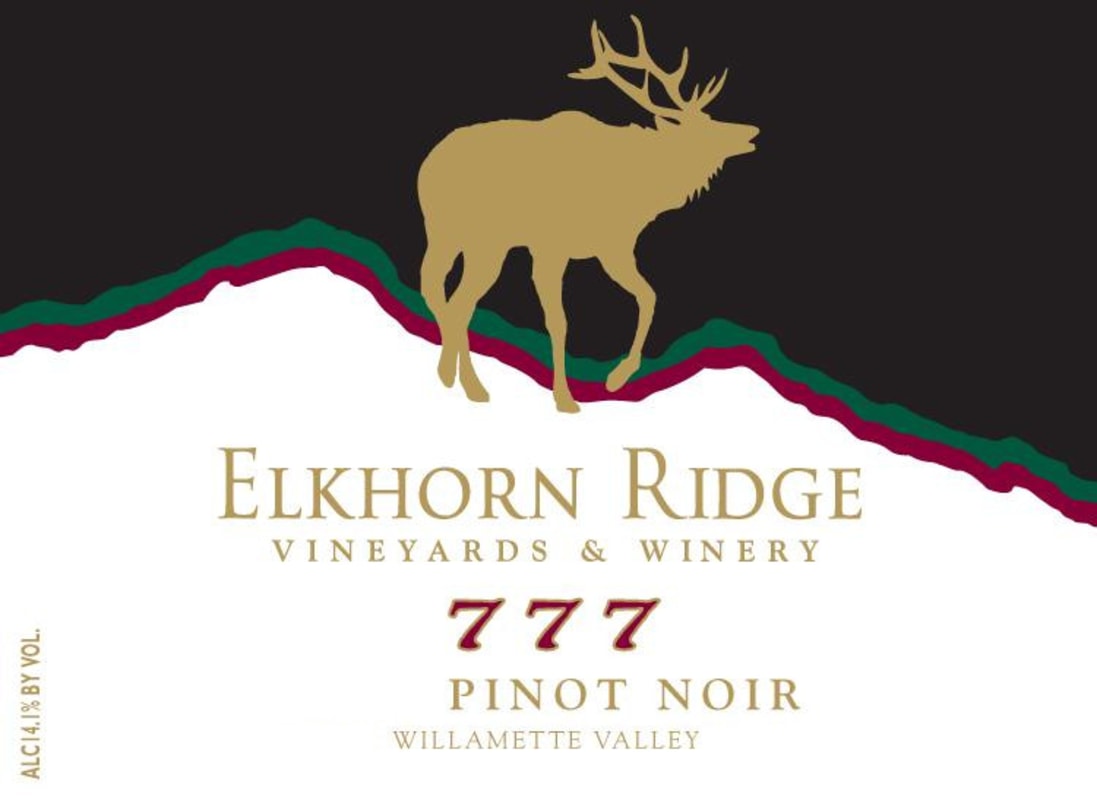 Elkhorn Ridge Vineyards & Winery 777 Pinot Noir 2008 Front Label