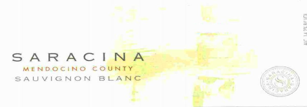 Saracina Vineyards Sauvignon Blanc 2004 Front Label