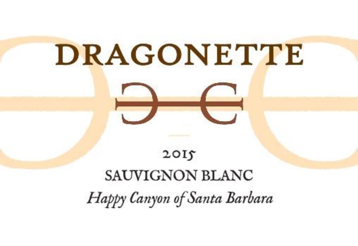 Dragonette Cellars Happy Canyon Sauvignon Blanc 2015 Front Label