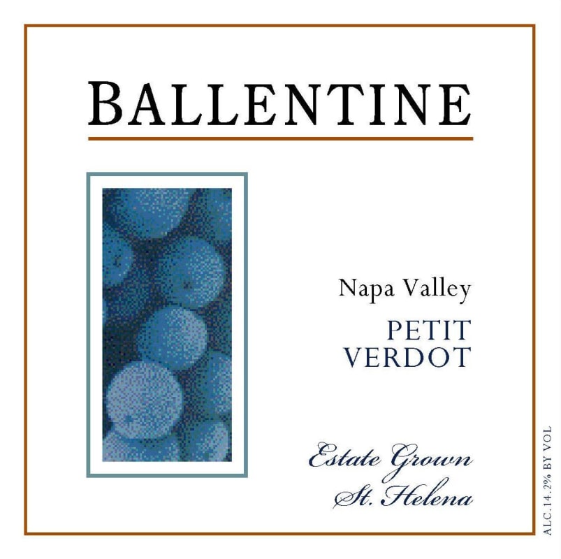 Ballentine Petit Verdot 2009 Front Label