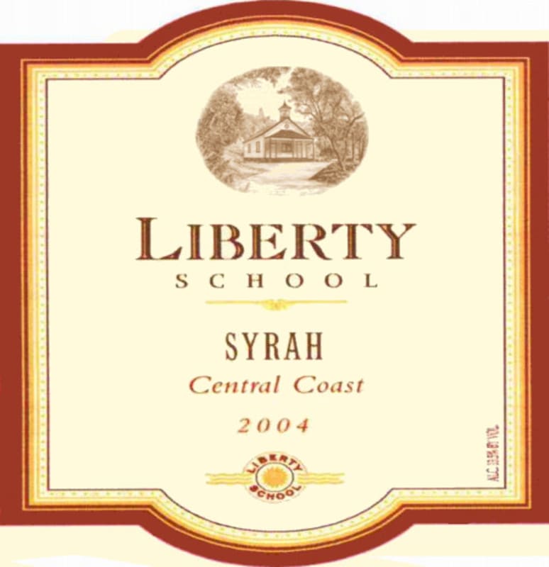 Liberty School Syrah 2004 Front Label