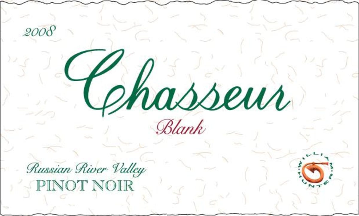 Chasseur Blank Pinot Noir 2008 Front Label