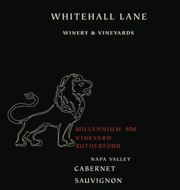 Whitehall Lane Millennium MM Cabernet Sauvignon 2010 Front Label