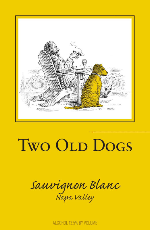 Herb Lamb Two Old Dogs Sauvignon Blanc 2012 Front Label