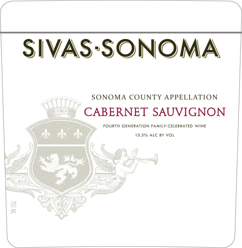 Sivas-Sonoma Cabernet Sauvignon 2013 Front Label