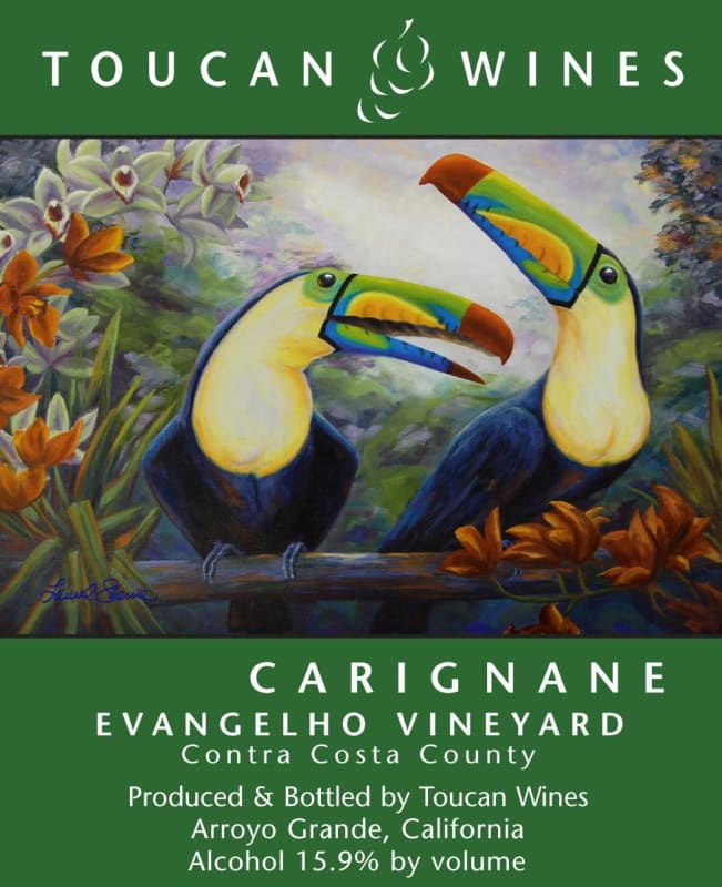 Toucan Wines Evangelho Vineyard Carignane 2011 Front Label