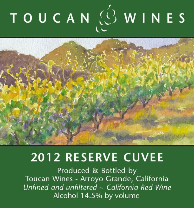 Toucan Wines Reserve Cuvee 2012 Front Label