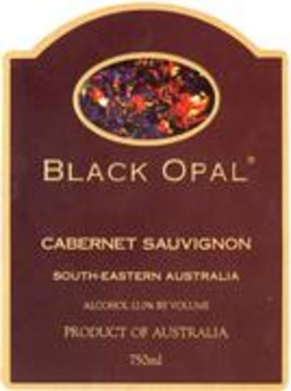 Black Opal Cabernet Sauvignon 1998 Front Label