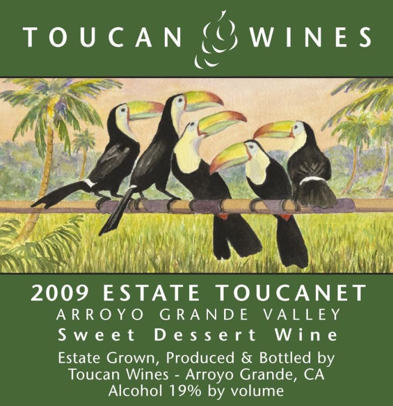 Toucan Wines Toucanet Sweet Dessert Wine 2009 Front Label
