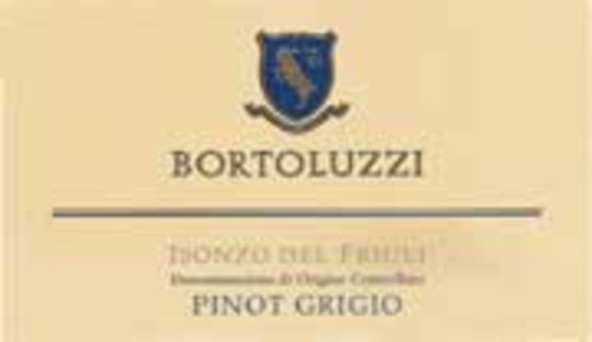 Bortoluzzi Isonzo del Friuli Pinot Grigio 2001 Front Label