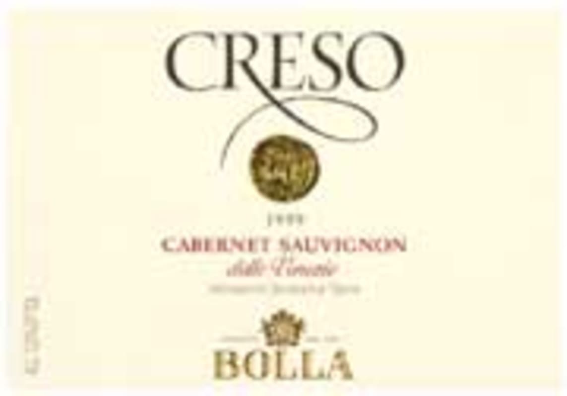 Bolla Creso (Cabernet Sauvignon) 1999 Front Label