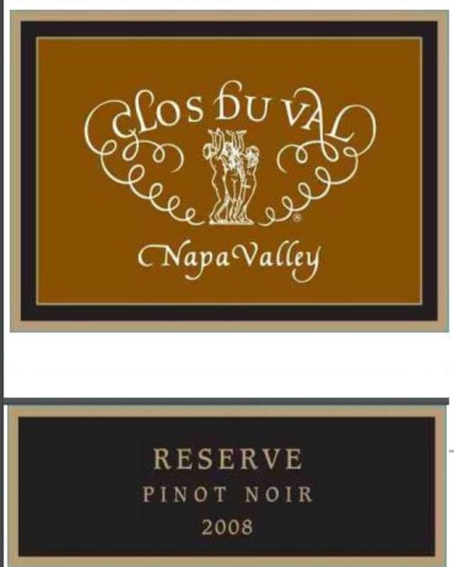Clos du Val Reserve Pinot Noir 2008 Front Label