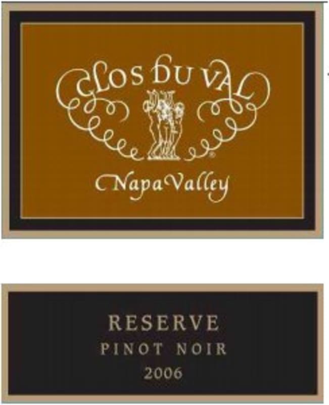 Clos du Val Reserve Pinot Noir 2006 Front Label