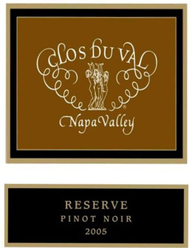 Clos du Val Reserve Pinot Noir 2005 Front Label