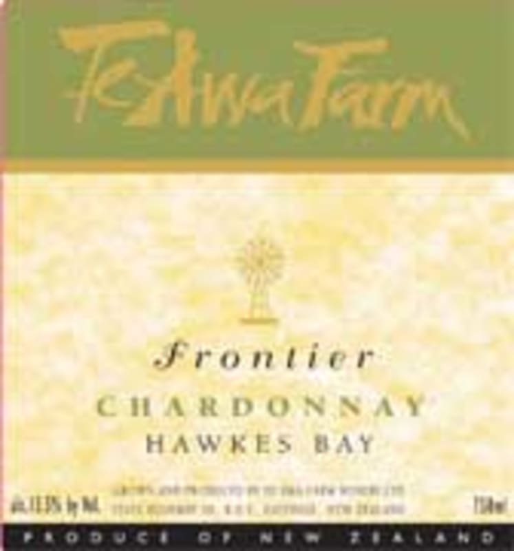Te Awa Chardonnay 2001 Front Label
