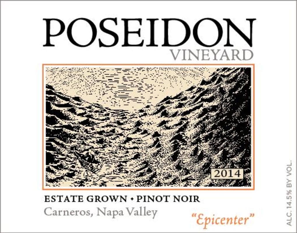 Tricycle Wine Company Estate Pinot Noir 2014 Front Label