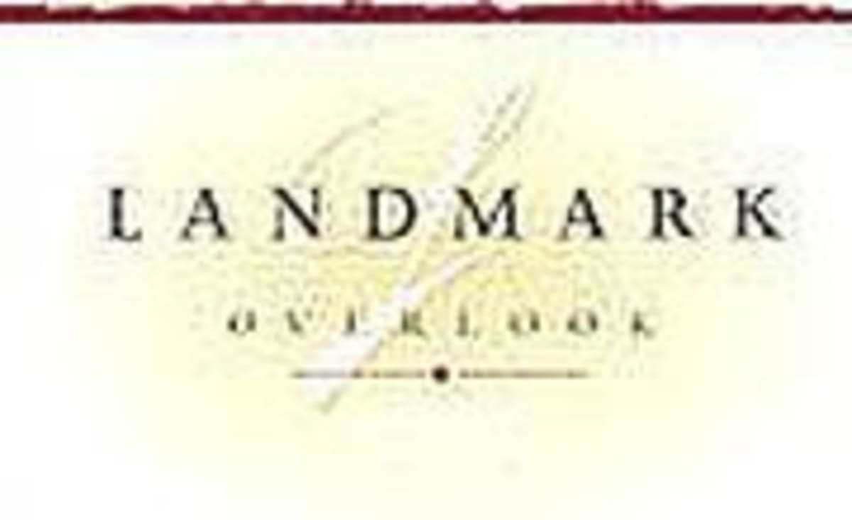 Landmark Overlook Chardonnay (375ML half-bottle) 2001 Front Label