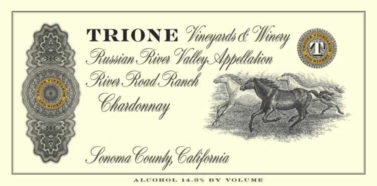 Trione Chardonnay 2009 Front Label