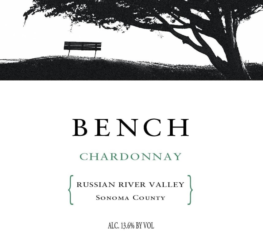Brack Mountain Wine Company Bench Chardonnay 2015 Front Label