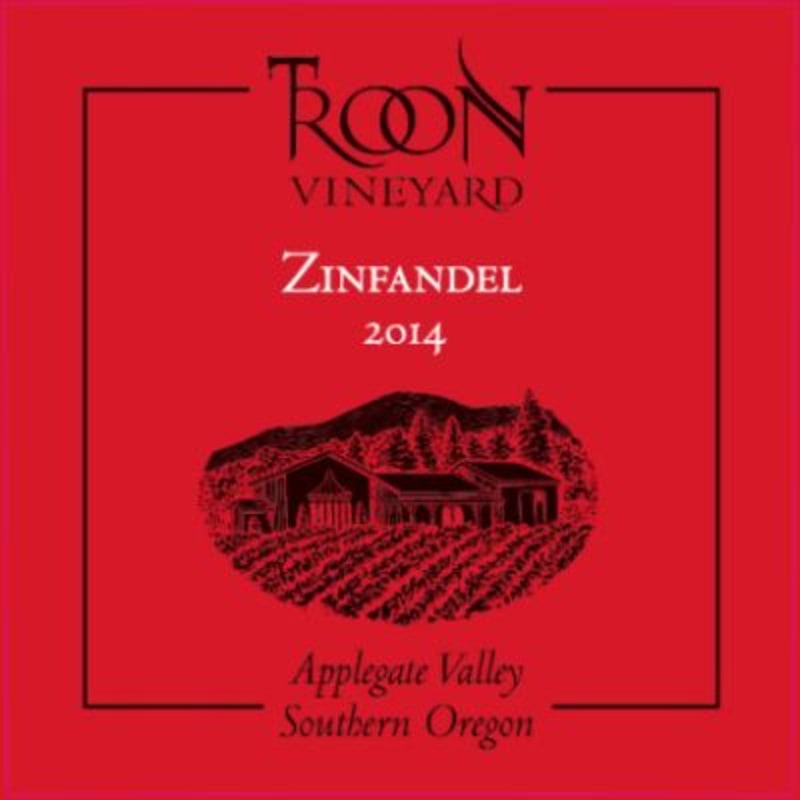Troon Vineyard Zinfandel 2014 Front Label