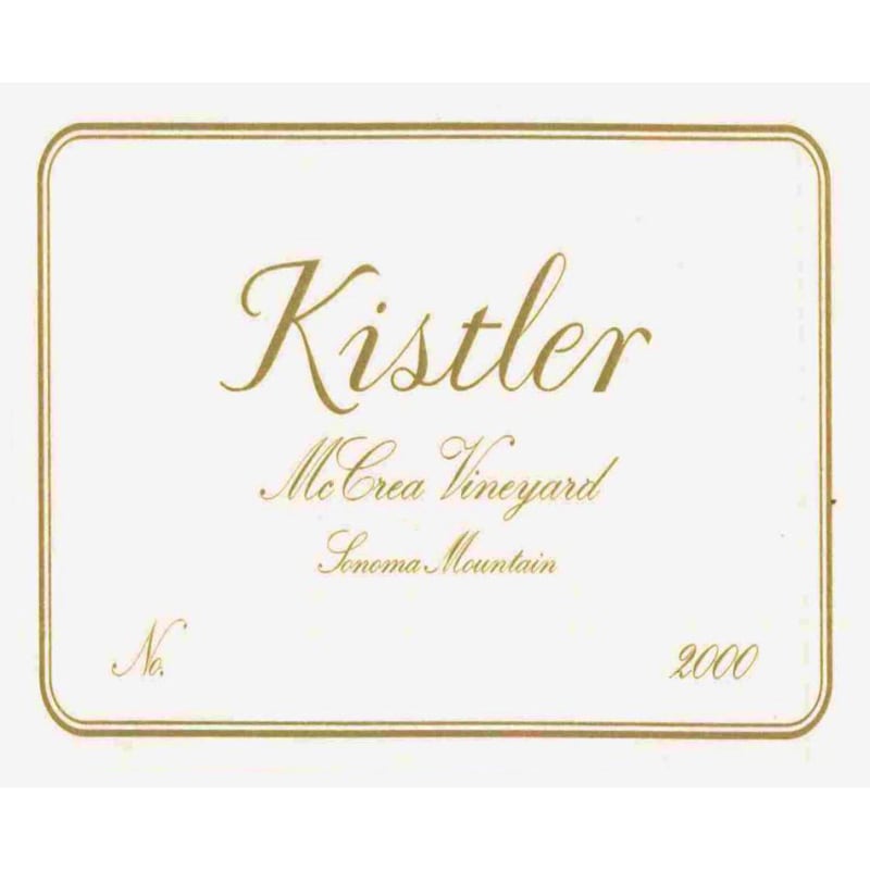 Kistler Vineyards McCrea Chardonnay 2000 Front Label