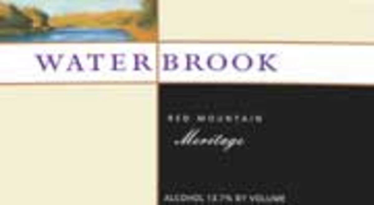 Waterbrook Red Mountain Meritage 1999 Front Label