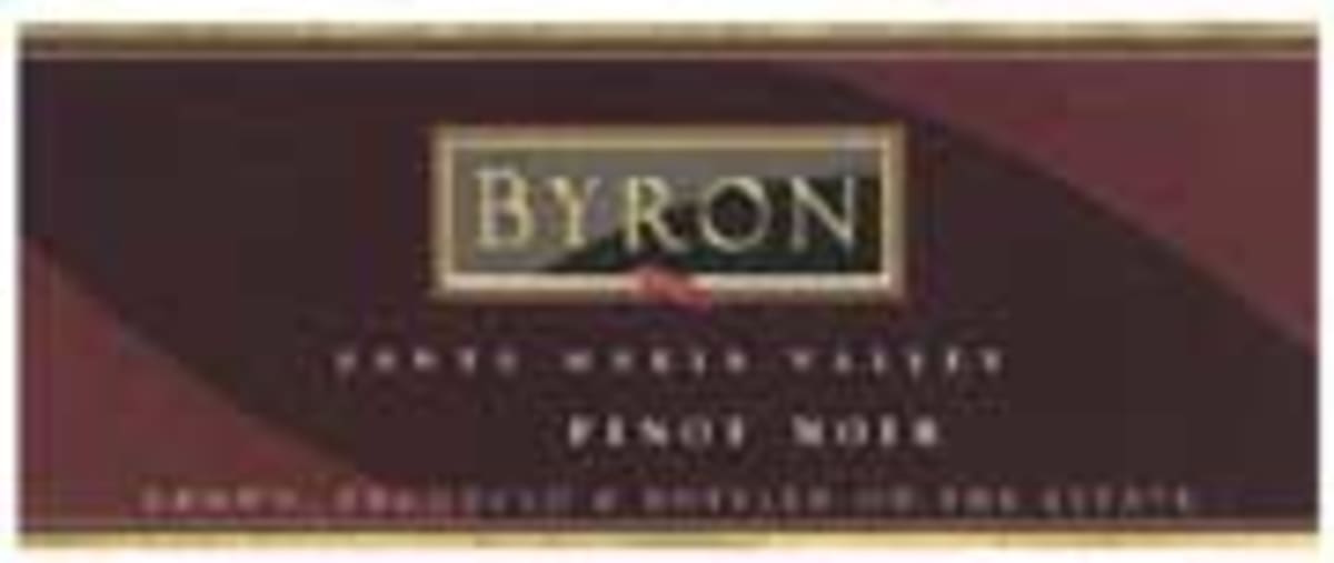 Byron Santa Maria Valley Pinot Noir 2001 Front Label
