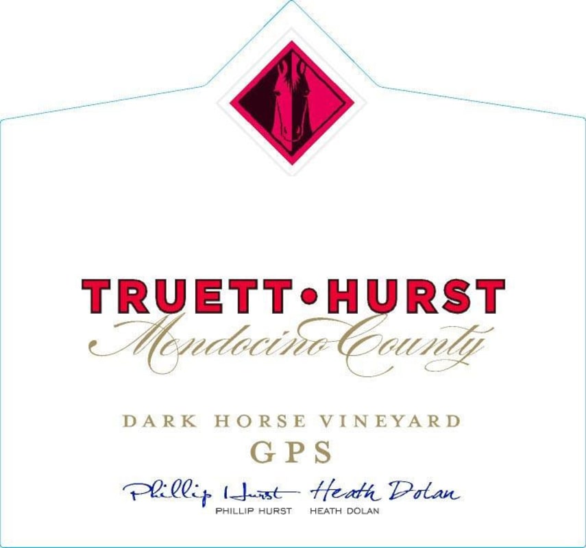 Truett Hurst Dark Horse Vineyard GPS 2012 Front Label