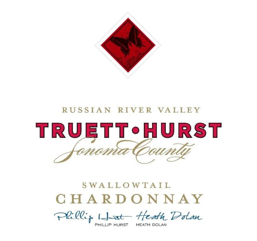 Truett Hurst Swallowtail Chardonnay 2014 Front Label