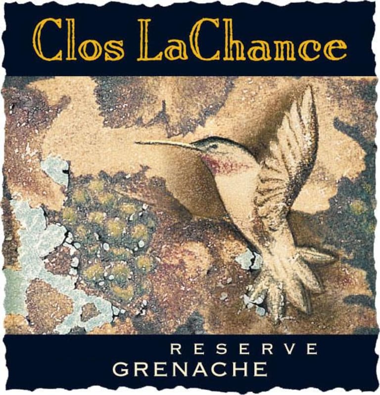 Clos LaChance Reserve Grenache 2013 Front Label