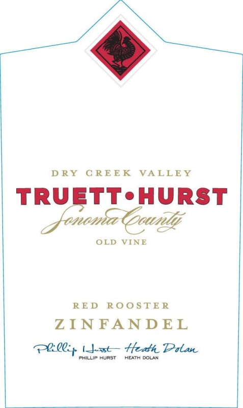Truett Hurst Red Rooster Old Vine Zinfandel 2012 Front Label