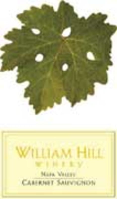 William Hill Napa Valley Cabernet Sauvignon 2000 Front Label