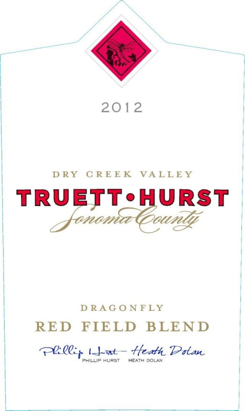 Truett Hurst Dragonfly Red Field Blend 2012 Front Label