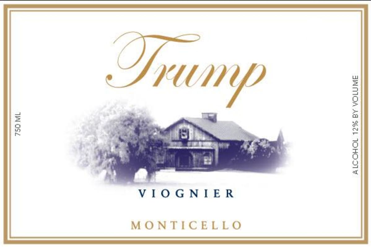 Trump Winery Viognier 2013 Front Label