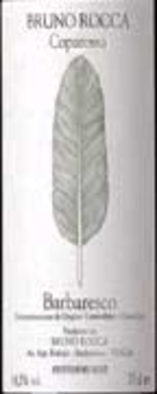 Bruno Rocca Coparossa Barbaresco 1998 Front Label